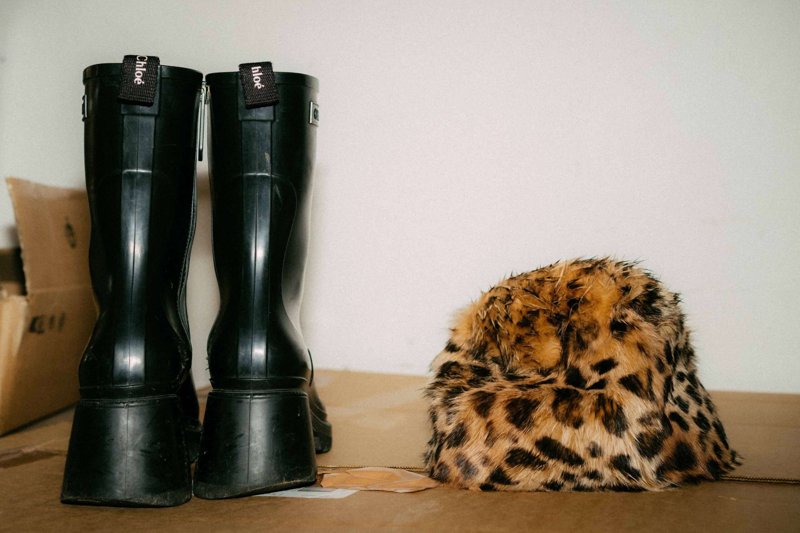 boots in hotel lobby in frenchalps