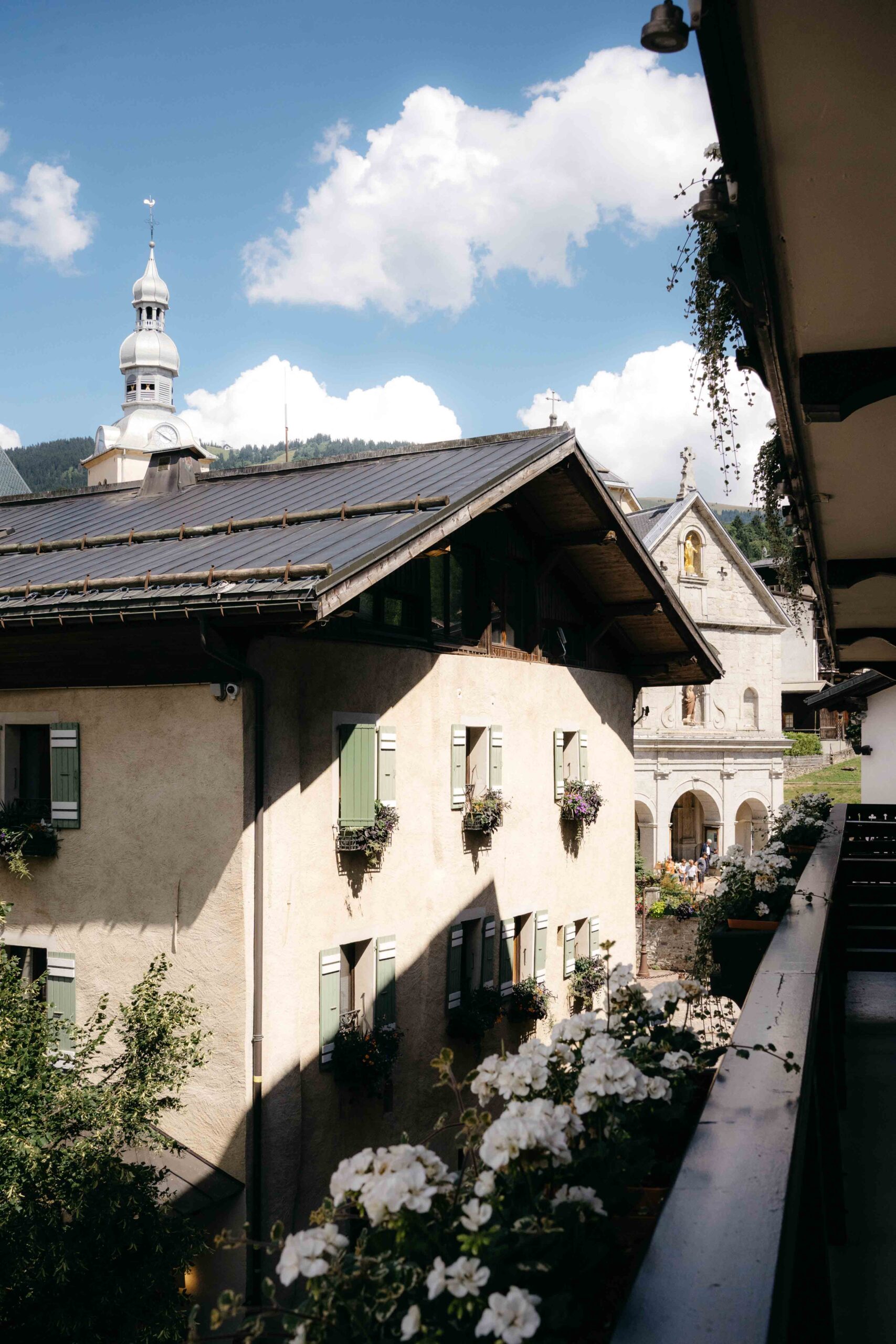 Megève during summer