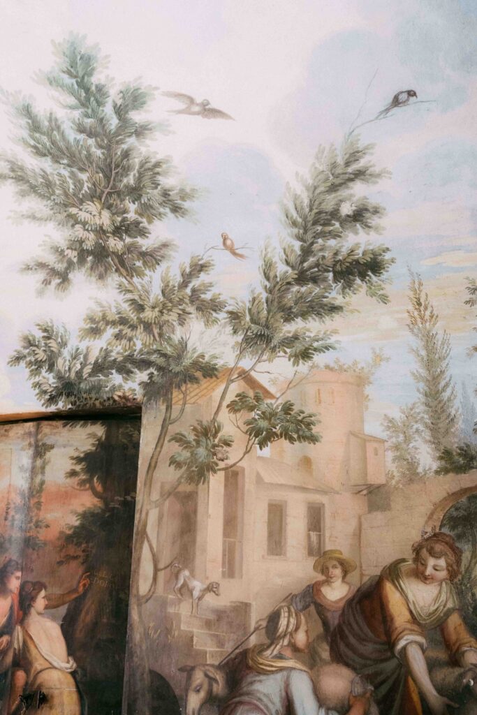 fresque of the villa di geggiano
